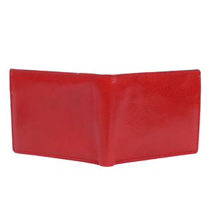 Cartera de Cuero Genuino Rojo de Alta Calidad para Hombre, Diseño Delgado y Plegable con Múltiples Ranuras para Tarjetas, para Uso Diario, Disponible para la Venta - Product Image 3