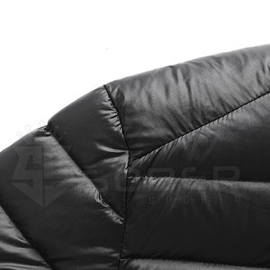 Veste matelassée coupe ajustée à col montant pour hommes, vêtements d'hiver décontractés, vêtements d'extérieur pour la saison froide - Product Image 5