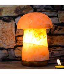 Lámpara de Sal Rosa del Himalaya con Diseño Floral, Tallada a Mano y Pulida, Decoración para el Hogar NSLT NSLT-293 - Product Image 4