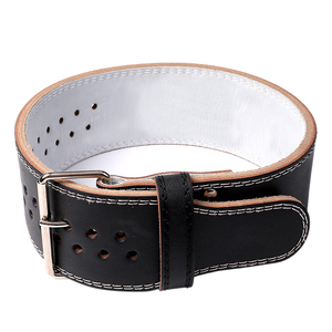Cinturón de cuero para levantamiento de pesas para hombre y mujer, cinturón de alta calidad para gimnasio, Fitness, duradero, resistente - Product Image 1