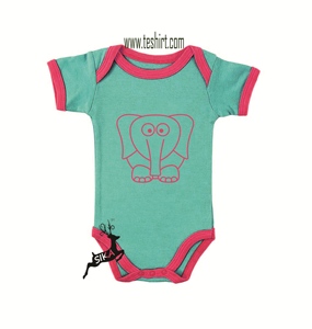 wholesale baby-boys rompers Christmas sale rompers organic bamboo supima cotton jumpsuit clothing manufacturer india tirupur - Product Image 2