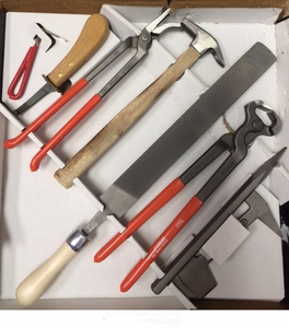 Kit de ferrage pour l'entretien des sabots de cheval et instruments chirurgicaux vétérinaires - Product Image 1