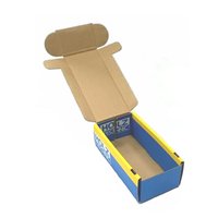 Caja de Embalaje para Tornillos de Tacto Suave Personalizada de Taiwán, Carpetas de Cartón Corrugado con Recubrimiento UV, Laminación Brillante/Mate, Estampado en Oro