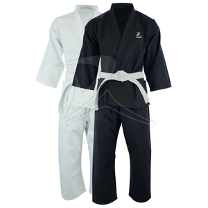 Costume de karaté traditionnel 12oz 100% coton uniforme d'entraînement d'arts martiaux de judo vêtements d'arts martiaux traditionnels - Product Image 6