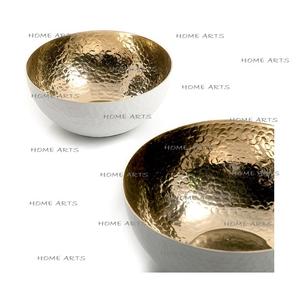 Set of 2 Different Size <b>Food</b> Serving Bowls Exclusive Quality Metal Hammered <b>Food</b> Serving Bowl At Best Price - Product Image 3