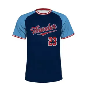 Camiseta de beisebol com gola v, uniforme de beisebol, pulôver masculino barato com gola em v