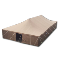 Meilleure qualité 20 personnes tentes de Camping en plein air 5*10m surdimensionné 50m2 toile imperméable hiver vert Olive blanc kaki