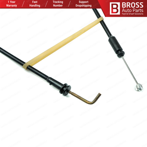 BDP666ประตูด้านในปล่อยล็อคสลัก Bowden สายเคเบิล8200182967ซ้ายประตูบานเลื่อนสำหรับ Kangoo MK1. ความยาวสายเคเบิล: 640มม. - Product Image 4
