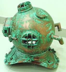 Casco de buceo para buceadores, accesorio rústico, náutico, 18" - Product Image 5