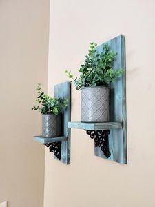 Galvanized Metal Customizable Flower Pots-Durable & Eco-Friendly for Wall <b>Hanging</b> Indoor/Outdoor Use - Product Image 2