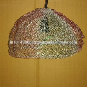 Lampe pendante en treillis métallique - Product Image 1