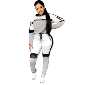 Chándales de estilo rugoso para mujer, ropa bordada con Logo personalizado de lana pura, a la venta - Product Image 6