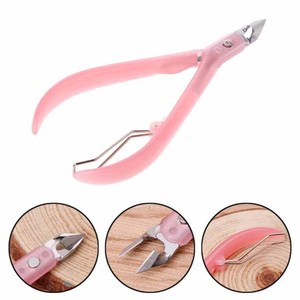 Alta calidad Manicura Pedicura Heavy Duty Super Sharp Curved Nail Nippers acero inoxidable - Product Image 3