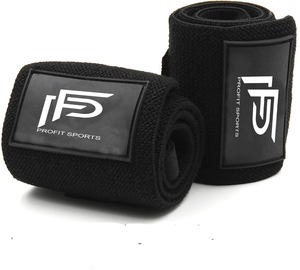Muñequeras resistentes de alta calidad para entrenamiento de hombres fuertes y levantamiento de pesas Tamaño personalizable Unisex - Product Image 2