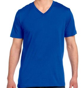 T-shirt personnalisé pour homme, col rond, coupe athlétique, tissu tri-mélange, tee-shirt décontracté pour le sport, manches courtes, vente en gros OEM - Product Image 3
