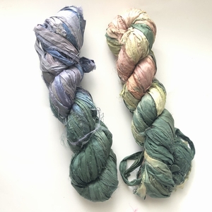 ริบบิ้นไหมเชนิลล์หลากสี รีไซเคิล น้ำหนัก 100 กรัม สำหรับงานถักมือ ปักผ้า ทอผ้า และงานออกแบบเครื่องประดับ - Product Image 6