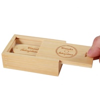 Clé USB en bambou personnalisée avec logo, 2 Go, 4 Go, 8 Go, 16 Go, 32 Go