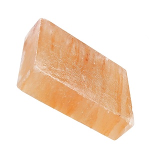 Pink Himalayan Salt <b>Block</b> & Tile-Carved Geometric Salt Lamp Cooking Slab with Real Touch by Sian Enterprises - Product Image 5