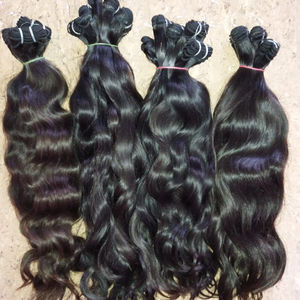 Diferentes tipos de cabello natural ondulado, cabello Virgen sin procesar, para extensiones de cabello - Product Image 1