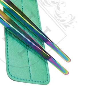OEM ODM-Juego de pinzas individuales y dobles para extensiones de pestañas, servicio personalizado de acero inoxidable, Etiqueta Privada - Product Image 4