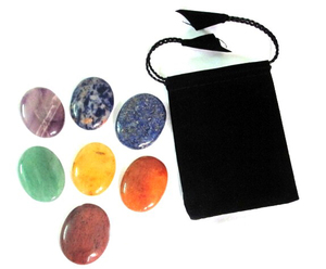 Best Saler of Chakra Plane Oval Set : Chakra Plane Oval Set at Low Price Natural Healing <b>Mascot</b> Style - Product Image 1