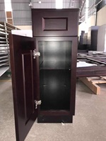 Meubles de cuisine en bois massif avec 3 tiroirs, Style Shaker moderne, meubles de cuisine, vente en gros