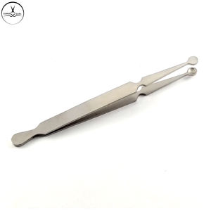 Pinzas de acero inoxidable brillante mate de 11,5 cm de calidad profesional, abrazaderas de sujeción de cuentas para Piercing corporal, belleza, cuidado Personal - Product Image 2