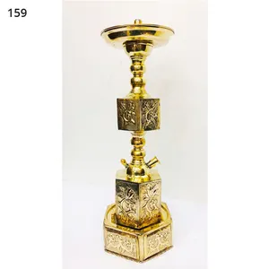 Hot Selling Wholesale Unique Quality Solid Brass Table Top Hookahs
