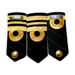 Uniforme nupcial, anillo de oro, epaulette, insignia nupcial, tableros de hombro, charreteras - Product Image 1