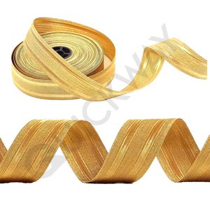 Trenzas Tela bordada Producto de encaje Encaje decorado Hecho a mano Trenza de encaje de color dorado personalizado - Product Image 3