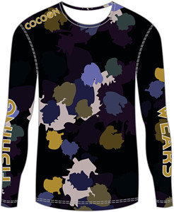 Camiseta de pesca de poliéster con protección solar, camisa de manga larga para exteriores, color amarillo y verde, de manga larga, venta al por mayor - Product Image 3