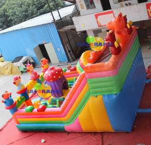 Imcute — nouveau modèle d'aire de jeux gonflable pour enfants, terrain de jeux de haute qualité, 9x6x5.5 mètres - Product Image 4