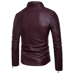 Slim Fit los hombres dean chaquetas de cuero para Biker de 10 de alta calidad chaqueta de cuero de los hombres de moda Top chaquetas de cuero - Product Image 6