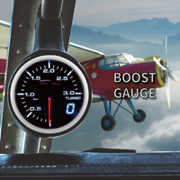 Akd racing — manomètre de course, jauge turbo avec led analogique et numérique, 0-3 bar, pour avion léger, 52mm