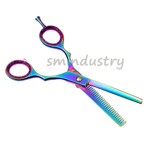 Tijeras profesionales de acero inoxidable 440C para peluquero, para salón de peluquería, con reposabrazos ajustable (SC06), venta al por mayor - Product Image 5