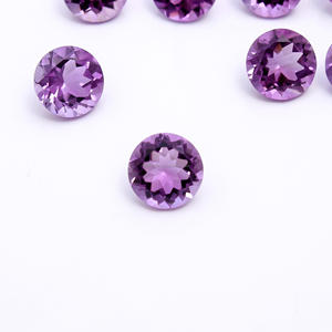 Nuevas Piedras Preciosas Sueltas Genuinas de Alta Calidad, Forma Redonda, para Joyería, Amatista Facetada, Corte Redondo, Gemas PDM Sueltas - Product Image 3