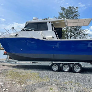 Soldado de agua <span class=keywords><strong>salada</strong></span> en alta <span class=keywords><strong>mar</strong></span> Aleación de doble casco 8,8 M 29 pies placa de aluminio EVA Suelo de teca catamarán barco de pesca a <span class=keywords><strong>la</strong></span> venta - Product Image 5