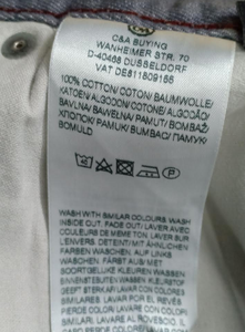 Ropa Sobrante, Excedente de Producción, Marcas Reconocidas, Jeans Cargo de Mezclilla para Hombre, Cierre con Botones, Estilo Casual, Lote de Bangladesh - Product Image 3