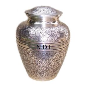 Urnes funéraires décoratives en métal de style moderne Cendres humaines pour adultes Fournitures funéraires Cendres pour adultes Urnes funéraires de grande capacité pour adultes - Product Image 1