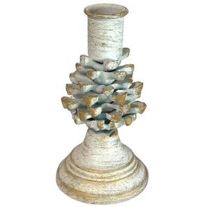 BOUGIE T-LIGHT MÉTAL PINECONE HAUTE QUALITÉ DESSUS DE TABLE DÉCORATION DE NOËL BOUGIER - Product Image 1