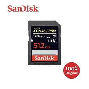 Yüksek kaliteli C10 SD Sandisk 512 GB hafıza kartı