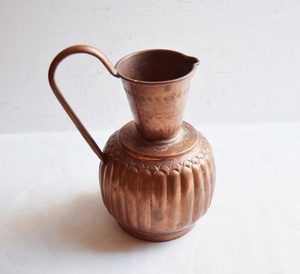 <b>Copper</b> Metal <b>Handle</b> Jug High Quality Handmade Jug New Design Tabletop Ware Best Selling Water Storage Serving Jug - Product Image 2