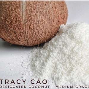 Coco desecado de alta calidad de Tracy Cao, sabor dulce suave, baja humedad, grado fino 30%-35% mínimo para uso alimentario de Vietnam - Product Image 2