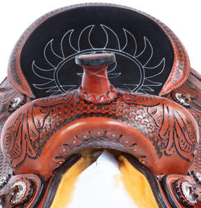 Premium Leather Barrel <b>Racing</b> Western Horse Saddle Tack Set 14-18\" <b>Seat</b> Size Multiple Colors and Sizes Available - Product Image 6