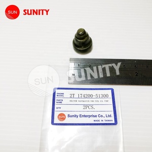 วาล์วส่งและคู่มือสำหรับปั๊มน้ำมันเชื้อเพลิง OEM 174200-51300สำหรับ yanmar 2T 3T ชิ้นส่วนเครื่องยนต์ทางทะเล - Product Image 1