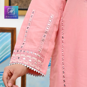 Venta al por mayor de algodón de marca Salwar Kameez con diseños de mano y bordado a máquina de primera calidad a un precio atractivo - Product Image 3