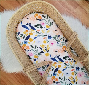 <b>Baby</b> <b>Bassinet</b> Set Premium Quality Organic Cotton <b>Bassinet</b> Sheet - Product Image 1