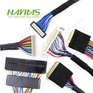 OEM Custom Molex 51146-0500 Hirose JST FIS-20S AMP Dupont I-Pex Any Pin Any Pitch Amount Cable Assembly