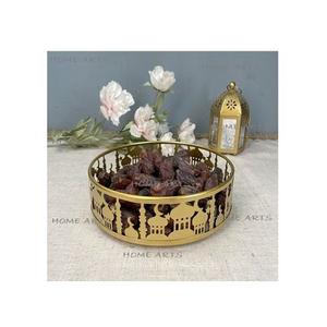 Bol à chocolats en métal martelé avec support design bol de service alimentaire de taille personnalisée de forme ronde en vrac - Product Image 2