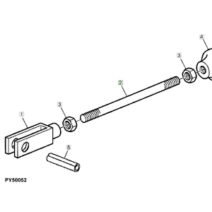 Tige de tracteur JD de haute qualité R138529 La pièce de rechange durable assure un soutien solide, des performances fiables et une utilisation durable - Product Image 1